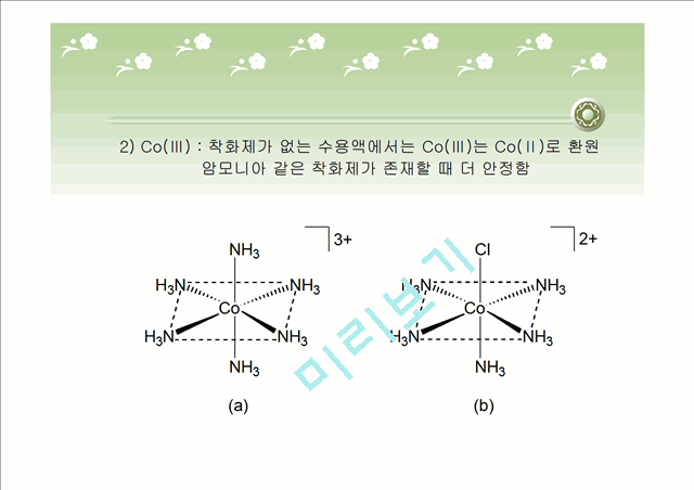 [자연과학] 무기소재 - 코발트[Co(NH3)4CO3]NO3 착물 합성 실험   (7 )
